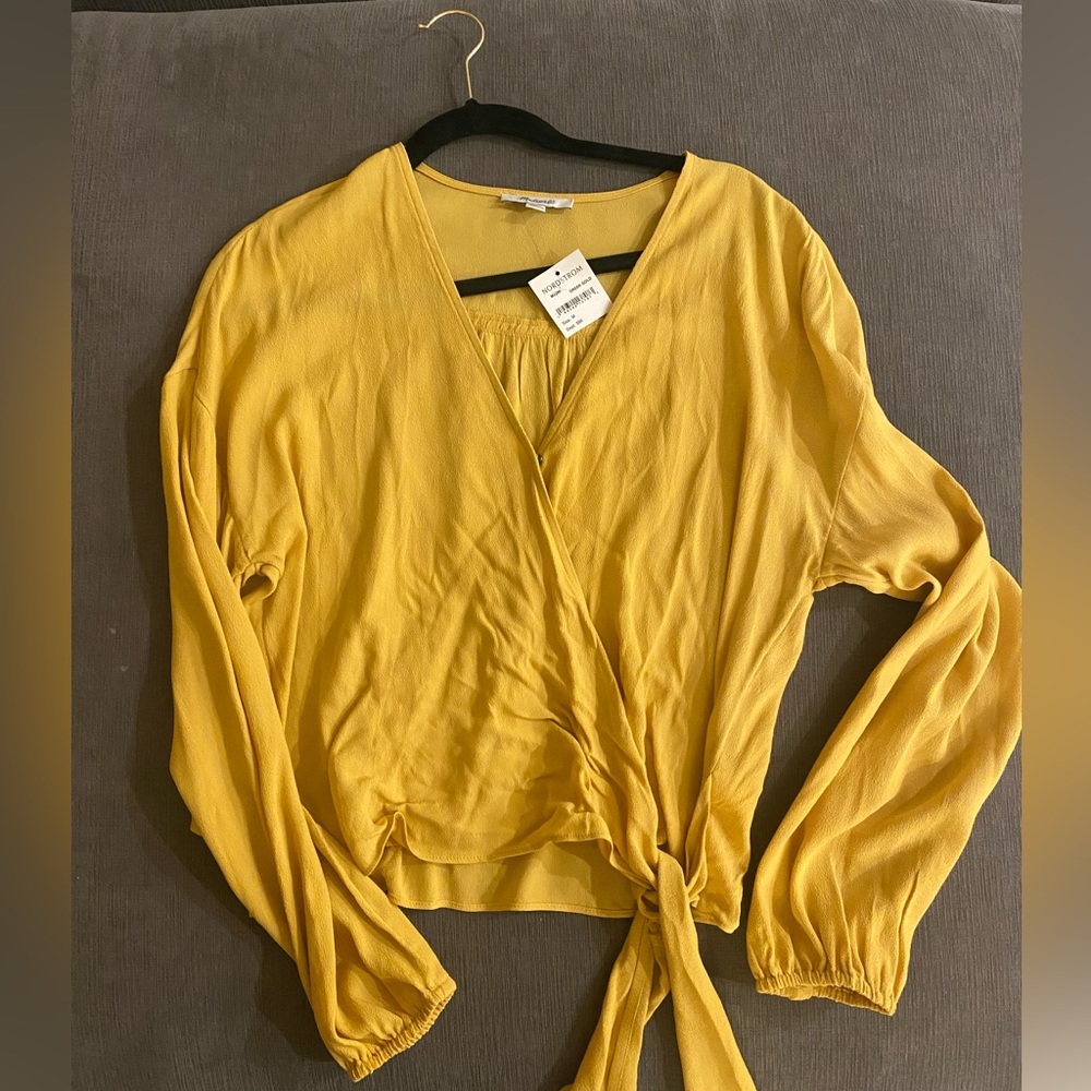 NWt Madewell wrap blouse